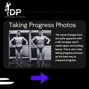 Taking progress photos